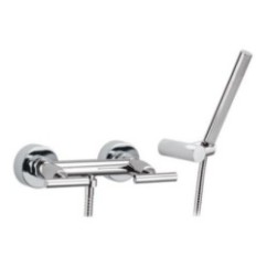 TILLY Gruppo doccia esterno con kit doccia finitura cromo