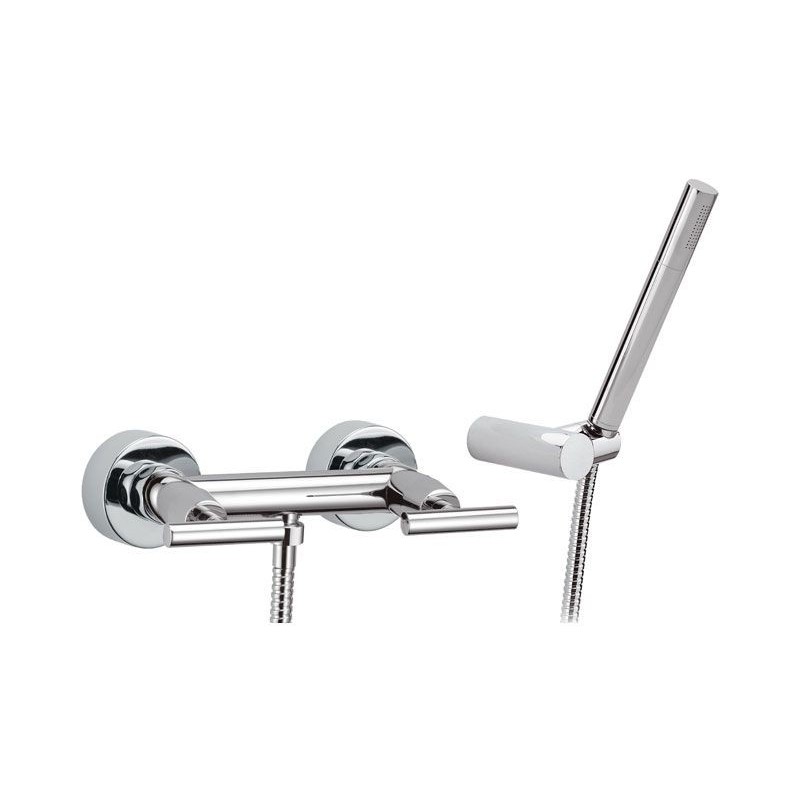 TILLY Gruppo doccia esterno con kit doccia finitura cromo