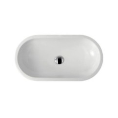 M2 lavabo ciotola cm 70 da appoggio finitura bianco