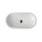 M2 lavabo ciotola cm 70 da appoggio finitura bianco