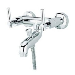 ROAMING MONOLEVA gruppo vasca esterno con doccia finitura cromo