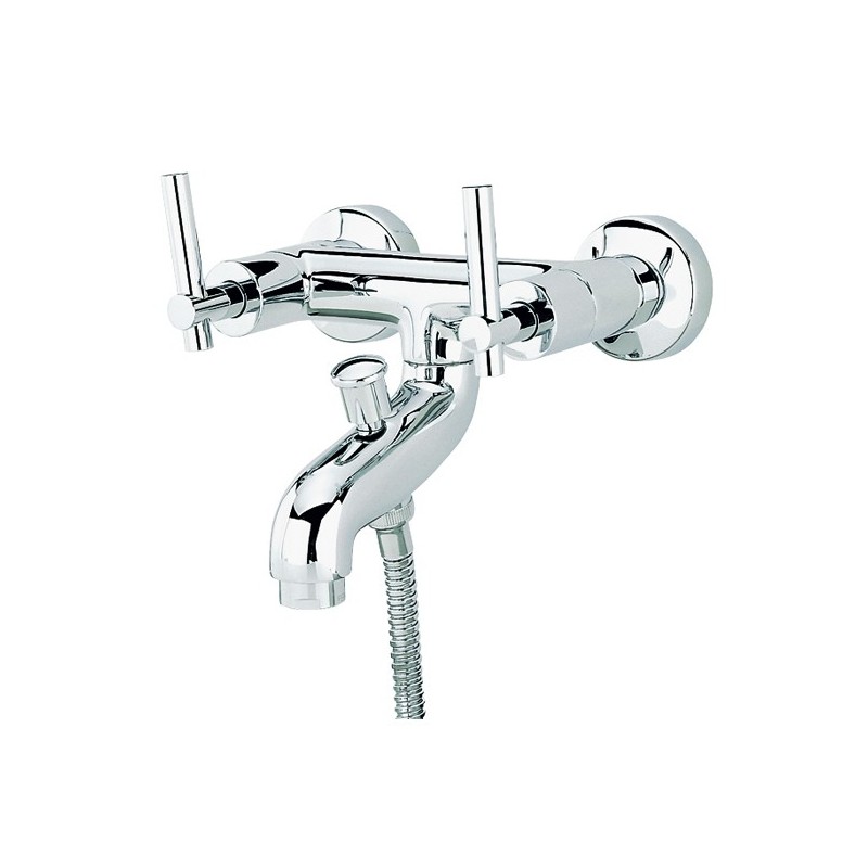 ROAMING MONOLEVA gruppo vasca esterno con doccia finitura cromo