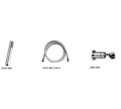 ROAMING MONOLEVA gruppo vasca esterno con doccia finitura cromo