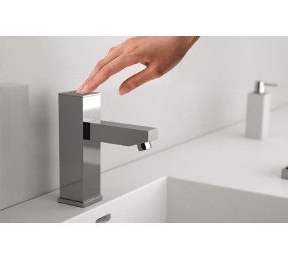 TEMPOR TOUCH rubinetto a temporizzazione elettronica finitura cromo