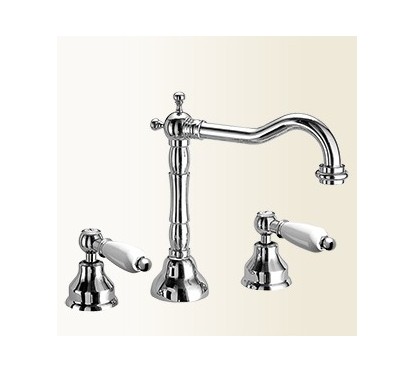 LOTUS Batteria per lavabo finitura vecchio rame