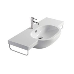 M2 lavabo sospeso cm 100  monoforo