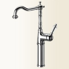 NEW VINTAGE miscelatore per lavabo con canna alta finitura cromo