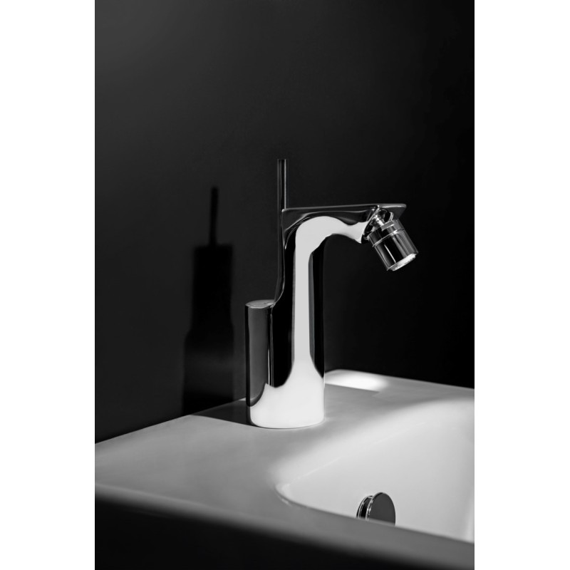 CHET Monocomando bidet con scarico 1” 1/4 finitura cromo