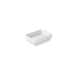 MEG11 lavabo semincasso cm 50x38 finitura bianco mat