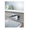 JULIA gruppo lavabo a parete finitura cromo