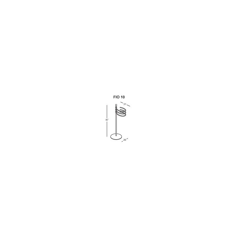 FIORE piantana portasalvietta