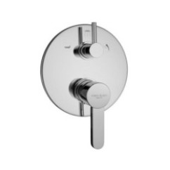 SALLY Monocomando doccia incasso con deviatore tre uscite finitura cromo