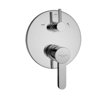 SALLY Monocomando doccia incasso con deviatore tre uscite finitura cromo