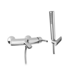 GO Monocomando vasca esterno con kit doccia finitura cromo