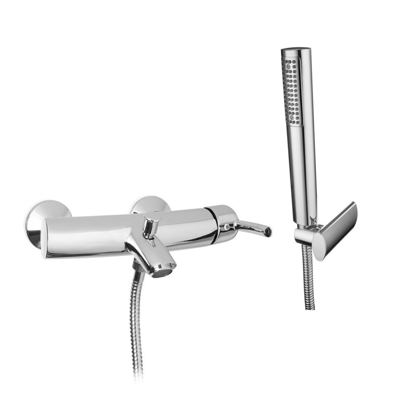 GO Monocomando vasca esterno con kit doccia finitura cromo