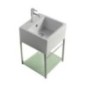 PLUS DESIGN lavabo 40x40 con foro
