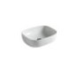 DREAM Lavabo da appoggio cm 50 finitura bianco mat