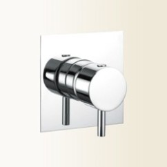 SIMPLY Solo deviatore a 2 uscite finitura cromo