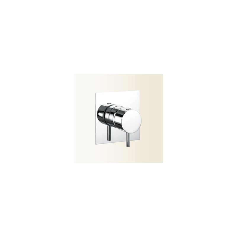 SIMPLY Solo deviatore a 2 uscite finitura cromo