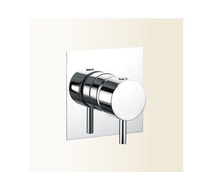 SIMPLY Solo deviatore a 2 uscite finitura cromo