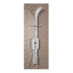 SFERA pannello doccia con miscelatore termostatico finitura satinato