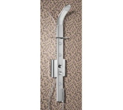 SFERA pannello doccia con miscelatore termostatico finitura satinato