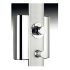 SFERA pannello doccia con miscelatore termostatico finitura satinato