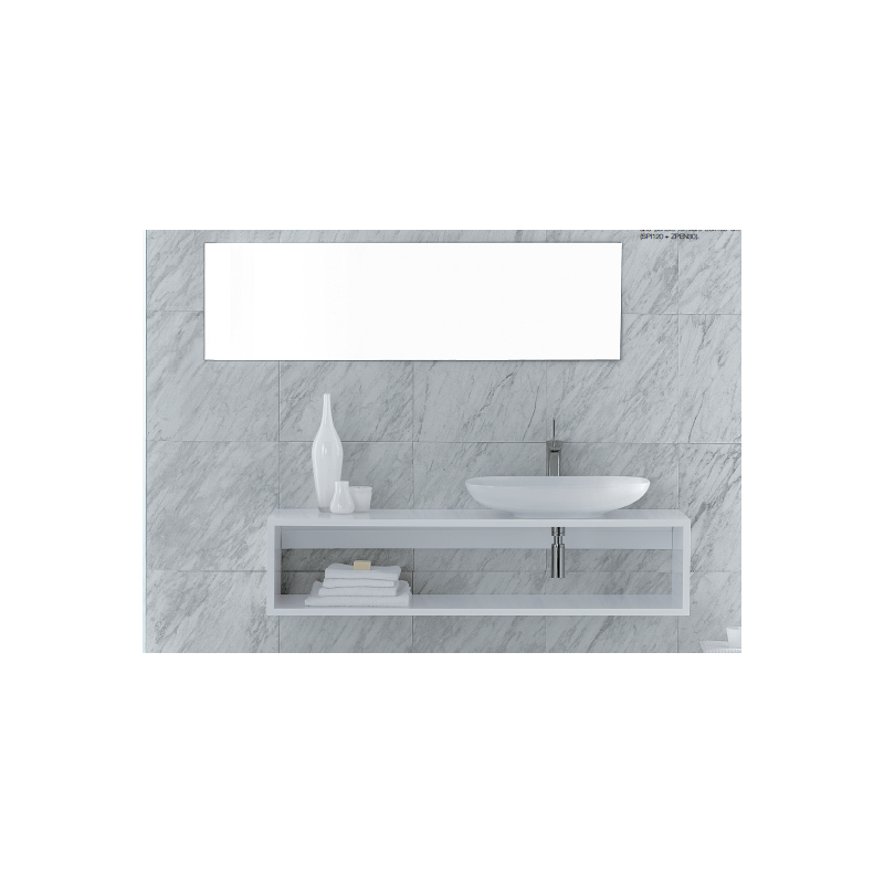 CLEAR lavabo semi ovale da appoggio/sospeso 66 cm