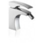 CRYSTAL Monocomando bidet con scarico automatico finitura cromo
