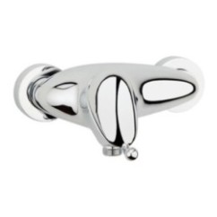 NEW LINE rubinetto monocomando doccia esterno con kit finitura cromo