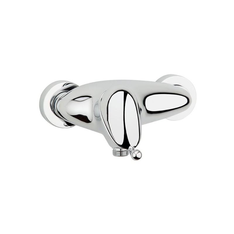 NEW LINE rubinetto monocomando doccia esterno con kit finitura cromo