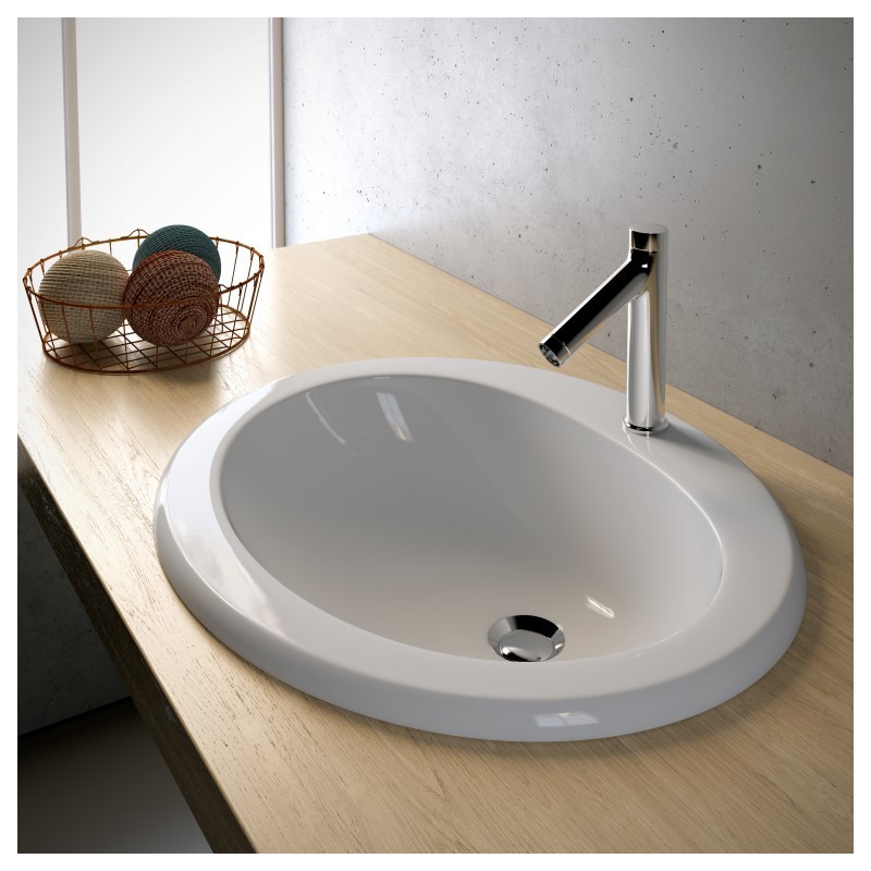 EXPORT Lavabo incasso soprapiano monoforo