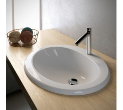 EXPORT Lavabo incasso soprapiano monoforo
