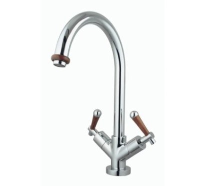 ROAMING MONOLEVA rubinetto monoforo lavello bocca a "P" ø 26 finitura cromo