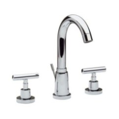 TILLY Batteria lavabo con scarico finitura cromo