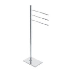 ZENITH Piantana porta salviette con tre bracci mobili