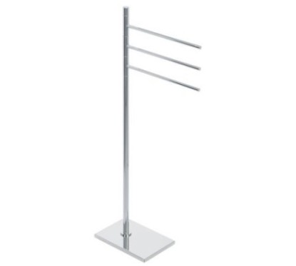 ZENITH Piantana porta salviette con tre bracci mobili