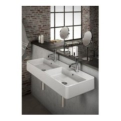 TRATTO Lavabo sospeso monoforo Rettangolare 100