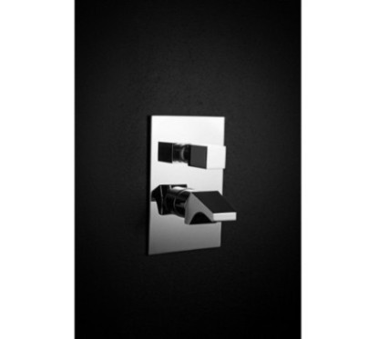 TOSCA Monocomando doccia incasso tre uscite finitura cromo