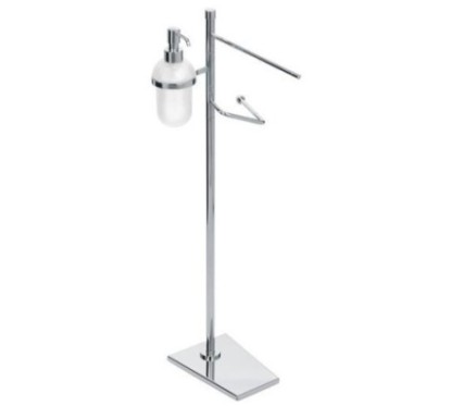 TIFFANY Piantana con elementi mobili - p.salviette, p.rotolo e dosatore -