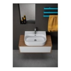 SYNTHESIS Lavabo 70 monoforo sospeso/appoggio/su colonna