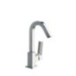 RUBINO monocomando lavabo leva laterale con scarico click clack  finitura cromo