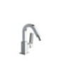 RUBINO monocomando bidet leva laterale con scarico click clack finitura cromo