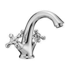 MAREA Monoblocco lavabo con scarico automatico finitura dorato