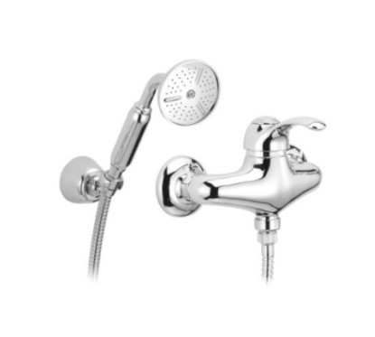 ROYAL Monocomando doccia esterno con kit doccia finitura dorato