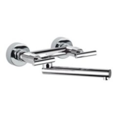 TILLY Gruppo lavello a muro con bocca girevole finitura cromo