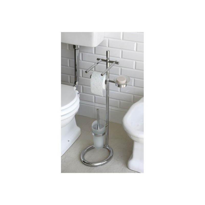 PITAGORA piantana quattro funzioni portasapone