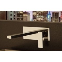 SKYLINE monocomando lavabo da incasso finitura cromo