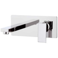 SKYLINE monocomando lavabo da incasso finitura cromo