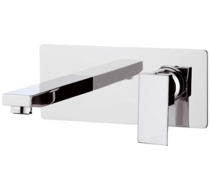 SKYLINE monocomando lavabo da incasso finitura cromo